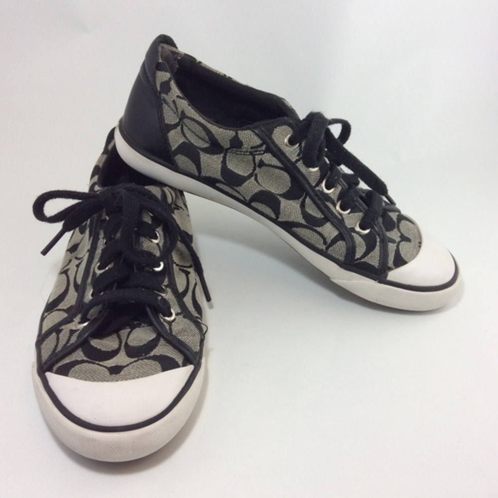 Coach sneakers hardly worn!